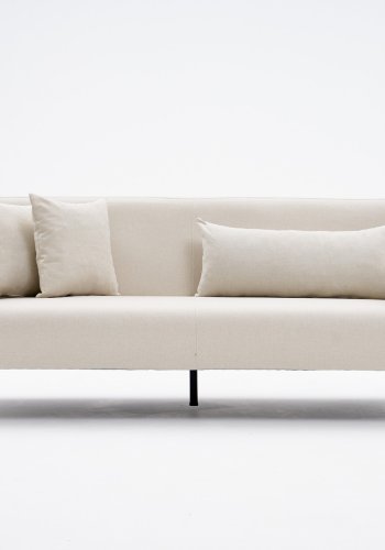 NORDVRK Revos - Kremfarget 3-seters sofa