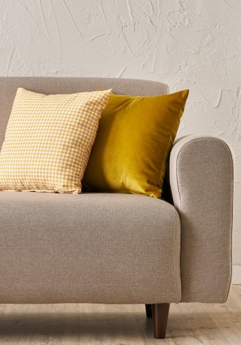 NORDVRK Noya Linen - Kremfarget 3-seters sofa