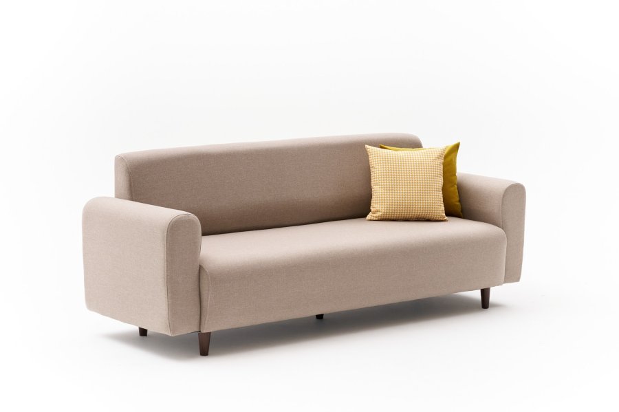 NORDVRK Noya Linen - Kremfarget 3-seters sofa