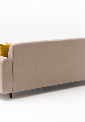 NORDVRK Noya Linen - Kremfarget 3-seters sofa