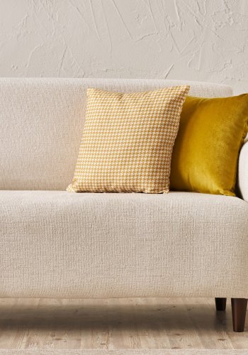 NORDVRK Noya Chenille - Kremfarget 3-seters sofa