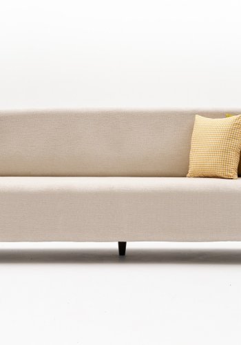 NORDVRK Noya Chenille - Kremfarget 3-seters sofa