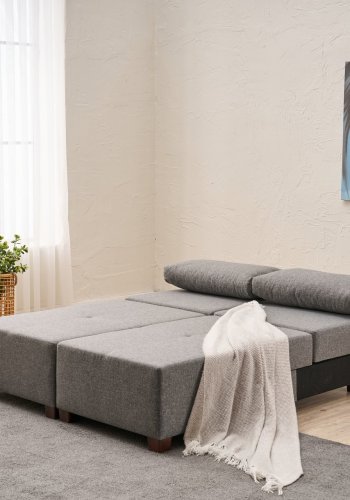 NORDVRK Perenna Lin - Gr 3-Pers. Sovesofa