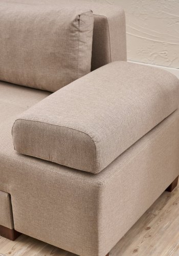 NORDVRK Perenna Lin - Krem 3-Pers. Sovesofa