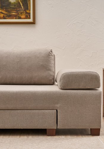 NORDVRK Perenna Lin - Krem 3-Pers. Sovesofa