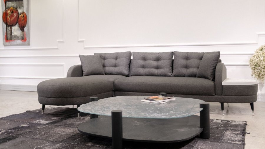 NORDVRK Milano Corner - Antrasitt hjrnesovesofa