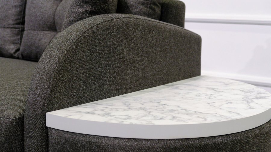 NORDVRK Milano Corner - Antrasitt hjrnesovesofa