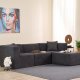 NORDVÄRK Raks - Antracit hjrnesofa