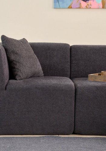 NORDVÄRK Raks - Antracit hjrnesofa