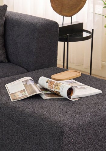 NORDVÄRK Raks - Antracit hjrnesofa