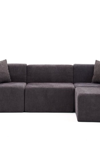 NORDVÄRK Raks - Antracit hjrnesofa