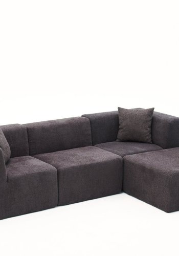 NORDVÄRK Raks - Antracit hjrnesofa