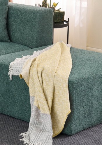 NORDVÄRK Raks - Grn hjrnesofa