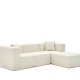 NORDVÄRK Raks - Cremefarvet hjrnesofa
