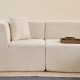 NORDVÄRK Raks - Cremefarvet hjrnesofa
