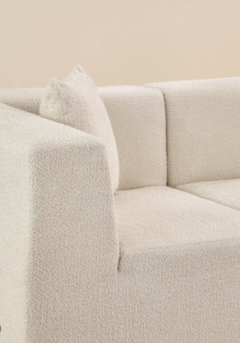 NORDVÄRK Raks - Cremefarvet hjrnesofa