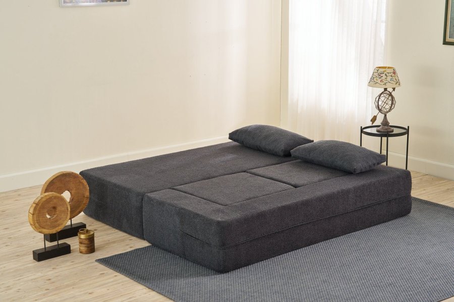 NORDVÄRK Pirgos - Antracit 2-personers sovesofa