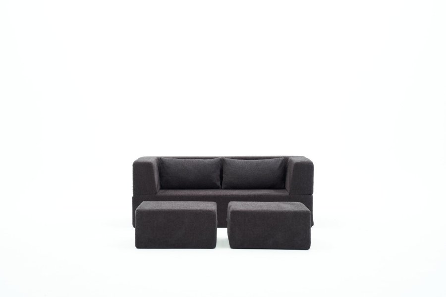 NORDVÄRK Pirgos - Antracit 2-personers sovesofa