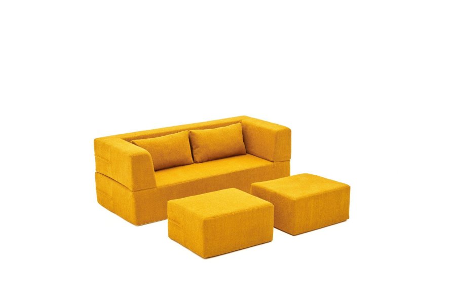 NORDVÄRK Pirgos - Orange 2-personers sovesofa