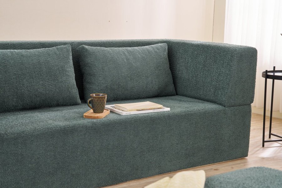 NORDVÄRK Pirgos - Grn 2-personers sovesofa