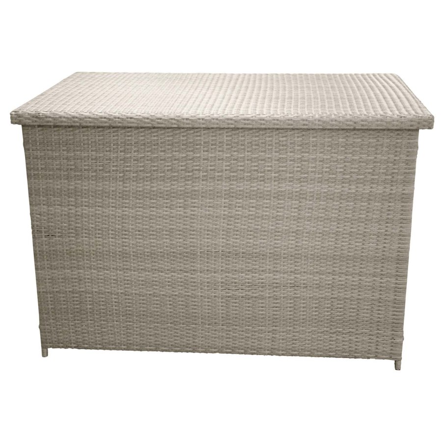 
VENTURE DESIGN Amazon udendørs hyndeboks - rektangulær, natur rattan og stål, vandafvisende
