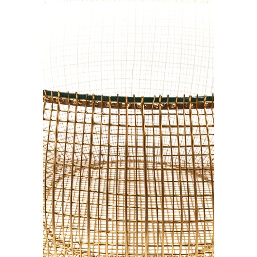 KARE DESIGN Cesta Couchtisch - messingbeschichteter Stahl und Klarglas, rund ( 105)