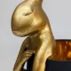 KARE DESIGN Animal Rabbit bordlampe - sort hr og guld polyresin/stl