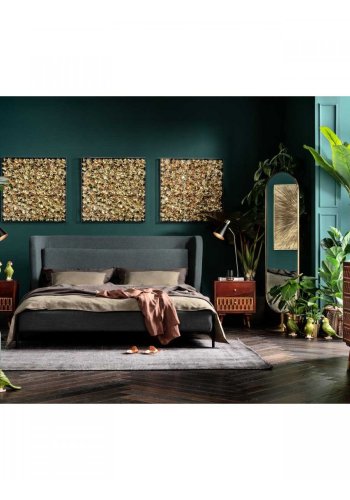 KARE DESIGN Curve Golvspegel - Mässingsbelagt Stl och Spegelglas (170 x 40 cm)