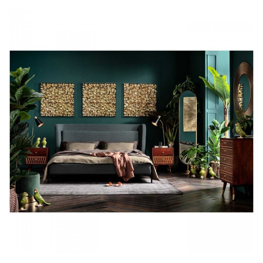 KARE DESIGN Curve Golvspegel - Mässingsbelagt Stl och Spegelglas (170 x 40 cm)