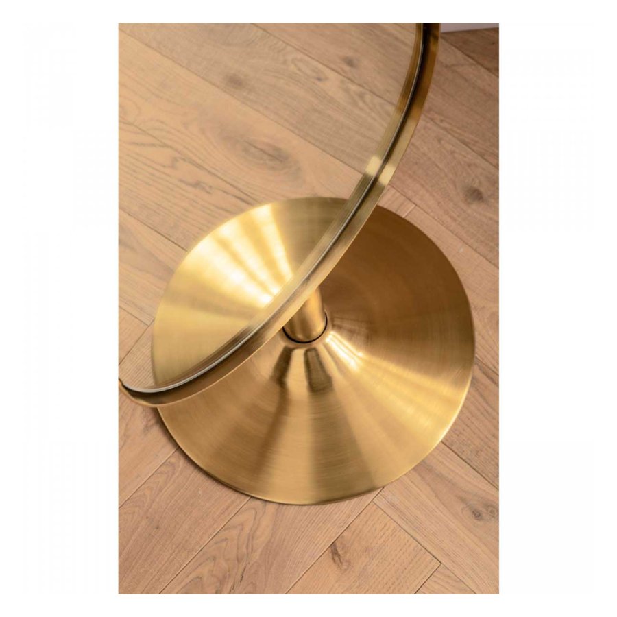 KARE DESIGN Curve Golvspegel - Mässingsbelagt Stl och Spegelglas (170 x 40 cm)