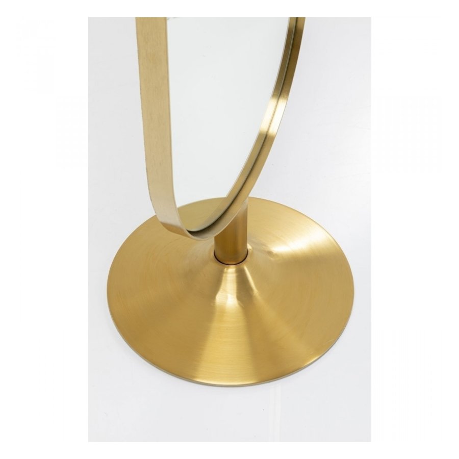 KARE DESIGN Curve Golvspegel - Mässingsbelagt Stl och Spegelglas (170 x 40 cm)