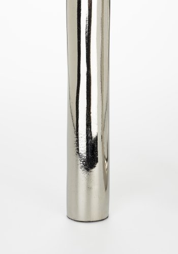 ZUIVER Tubo lysestake L - skinnende slv aluminium