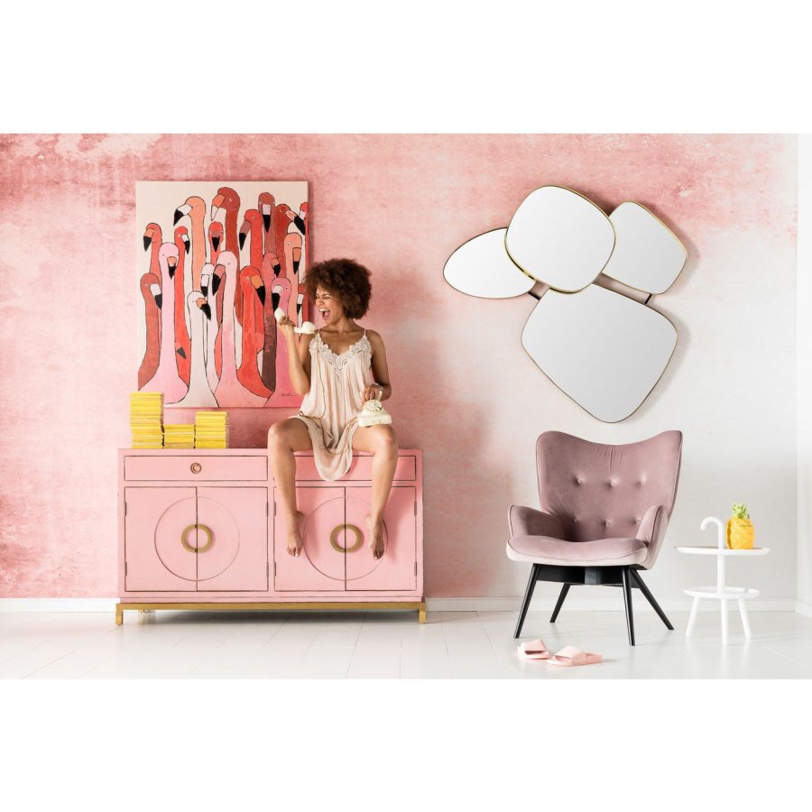 KARE DESIGN Shapes Spiegel - Spiegelglas und Stahl, asymmetrisch (130x105)