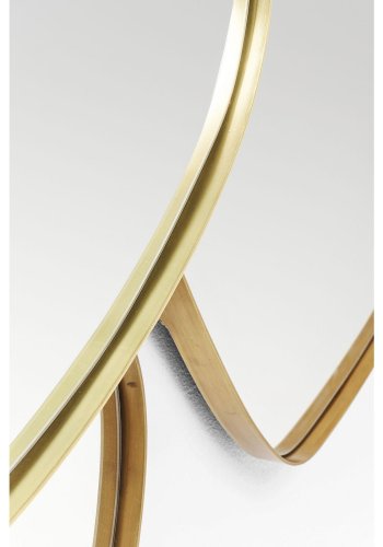 KARE DESIGN Shapes Spiegel - Spiegelglas und Stahl, asymmetrisch (130x105)