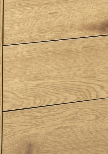 ACT NORDIC Seaford sknk - natur papir vildeg og sort MDF/metal, m. 1 lge og 3 skuffer