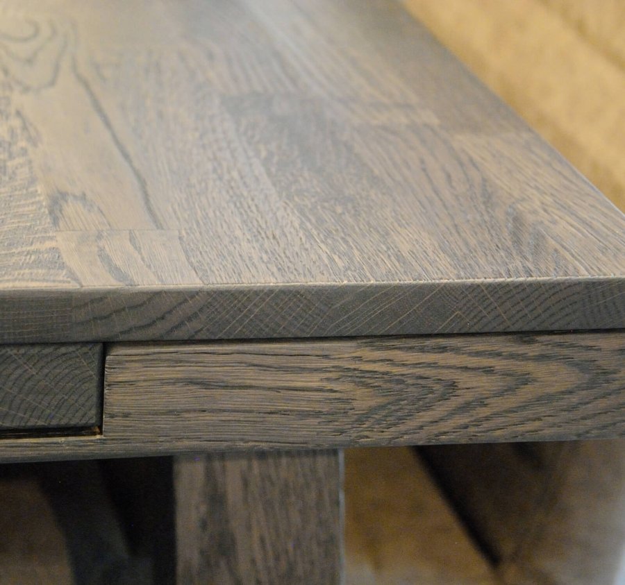 ROWICO Brooklyn spisebord - rget eg m. udtrk (170x95)