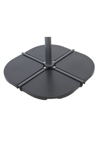 VENTURE HOME Leeds Paraply sten - Svart
