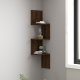 FUNZI LIVING Zikzak vegghylle - valnttmelamin