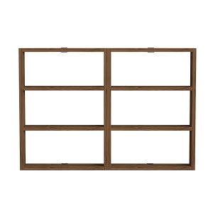 NORDVÄRK PR1 vghylde, m. 6 rum - valnd melamin