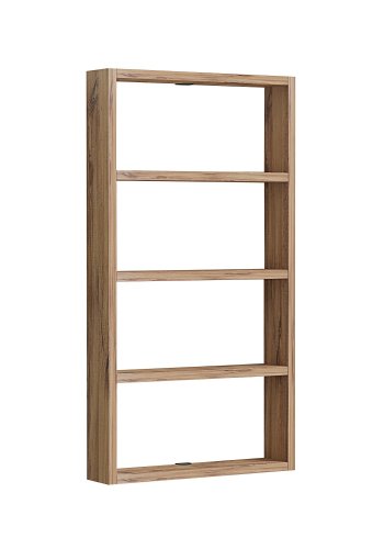 NORDVRK PR1 vegghylle, med 4 rom - Atlantisk furu melamin
