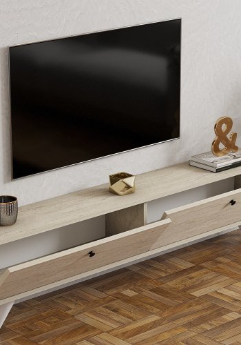 NORDVÄRK Paris - TV-bord i travertin