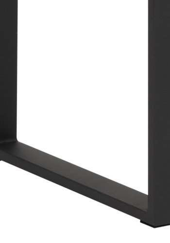 ACT NORDIC Katrine Konsolentisch - Rauchglas/Schwarzglas/Metall, rechteckig (110x40)