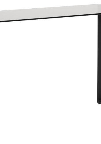 ACT NORDIC Katrine Konsolentisch - Rauchglas/Schwarzglas/Metall, rechteckig (110x40)