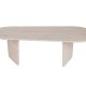 NORDVRK Ovalis sofabord, rektangulr - travertin melamin (130x65)