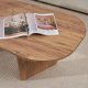 NORDVÄRK Ovalis - sofabord i atlantisk fyrretr