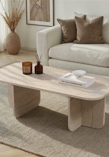 NORDV�RK Akira - Travertin salongbord