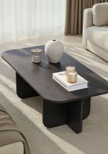 NORDV�RK Akira - Sort salongbord i tre