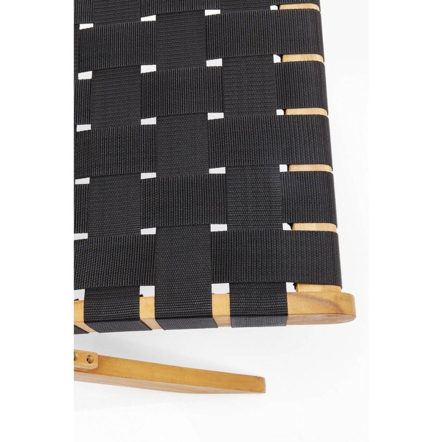 KARE DESIGN Ipanema Klappstuhl - natur/schwarz Akazienholz/Nylon