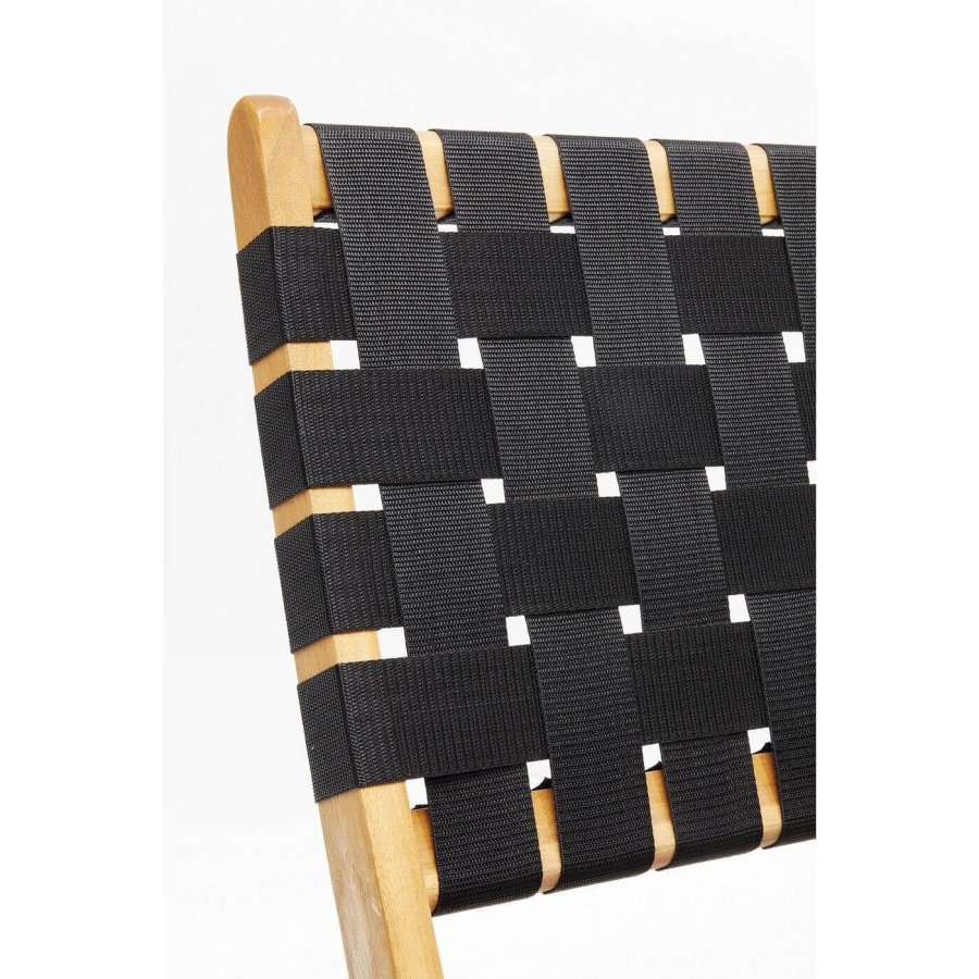 KARE DESIGN Ipanema Klappstuhl - natur/schwarz Akazienholz/Nylon