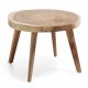 KAVE HOME rundt Creswell sidebord - naturlig suartre og teak (65)